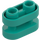 LEGO Dark Turquoise Brick 1 x 2 Rounded with open Center (77808)