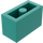 LEGO Dark Turquoise Brick 1 x 2 with Bottom Tube (3004 / 93792)