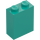 LEGO Donker turquoise Steen 1 x 2 x 2 met binnenas houder (3245)