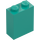 LEGO Turquoise Foncé Brique 1 x 2 x 2 avec porte tenon intérieur (3245)