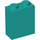 LEGO Turquoise foncé Brique 1 x 2 x 2 avec porte-goujon intérieur (3245)