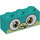 LEGO Turquoise foncé Brique 1 x 3 avec Alien Puppycorn Affronter avec Tongue (3622 / 39027)