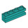 LEGO Donker turquoise Steen 1 x 4 met groef (2653)