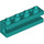 LEGO Dark Turquoise Brick 1 x 4 with Groove (2653)