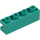 LEGO Dark Turquoise Brick 1 x 4 with Groove (2653)