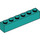 LEGO Donker turquoise Steen 1 x 6 (3009 / 30611)