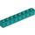 LEGO Dark Turquoise Brick 1 x 8 with Holes (3702)