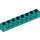 LEGO Dark Turquoise Brick 1 x 8 with Holes (3702)