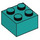 LEGO Dark Turquoise Brick 2 x 2 (3003 / 6223)