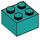 LEGO Dark Turquoise Brick 2 x 2 (3003 / 6223)