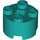 LEGO Dark Turquoise Brick 2 x 2 Round (3941 / 6143)