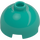 LEGO Dark Turquoise Brick 2 x 2 Round with Dome Top (Hollow Stud, Axle Holder) (3262 / 30367)