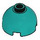 LEGO Dark Turquoise Brick 2 x 2 Round with Dome Top (Hollow Stud, Axle Holder) (3262 / 30367)