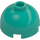 LEGO Donker turquoise Steen 2 x 2 Rond met Dome Top (Veiligheidsnop, ashouder) (3262 / 30367)