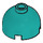 LEGO Dark Turquoise Brick 2 x 2 Round with Dome Top (Safety Stud, Axle Holder) (3262 / 30367)