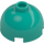 LEGO Dark Turquoise Brick 2 x 2 Round with Dome Top (with Axle Holder) (3262 / 30367)