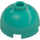 LEGO Dark Turquoise Brick 2 x 2 Round with Dome Top (with Axle Holder) (3262 / 30367)