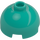 LEGO Dark Turquoise Brick 2 x 2 Round with Dome Top (with Axle Holder) (3262 / 30367)