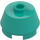 LEGO Dark Turquoise Brick 2 x 2 Round with Sloped Sides (98100)