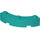 LEGO Turquoise foncé Brique 4 x 4 Rond Coin (Large avec 3 Goujons) (48092 / 72140)