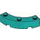 LEGO Dark Turquoise Brick 4 x 4 Round Corner (Wide with 3 Studs) (48092 / 72140)