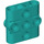 LEGO Donker Turquoise Connector Balk 1 x 3 x 3 (39793)
