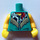 LEGO Turquoise foncé Cow-boy Torse (973)