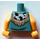 LEGO Donker turquoise Cowboy Torso (973)