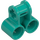 LEGO Dark Turquoise Cross Block with Two Pinholes (32291 / 42163)