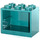 LEGO Donker turquoise Kast 2 x 3 x 2 met volle noppen (4532)