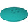 LEGO Turquoise foncé Dish 6 x 6 (Goujons solides) (35327 / 44375)