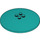 LEGO Turquoise Foncé Dish 8 x 8 (3961 / 18859)