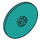 LEGO Dark Turquoise Disk 3 x 3 (2723 / 52901)