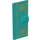 LEGO Turquoise foncé Porte 1 x 3 x 6 avec Arendelle Fleurs (68123 / 80683)