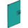 LEGO Dark Turquoise Door 1 x 4 x 6 with Stud Handle (35291 / 60616)