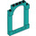 LEGO Donker turquoise Deur Kader 1 x 6 x 7 met Boog (40066)