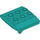 LEGO Dark Turquoise Duplo Roof for Cabin (4543 / 34558)