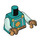 LEGO Dark Turquoise Dwarf Cleric Minifig Torso (973 / 76382)