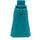 LEGO Donker Turquoise Friends Heup met Lang Skirt (dun scharnier) (36187)