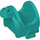 LEGO Dark Turquoise Friends Horse Saddle 2 x 2 with Stirrups (75181 / 93086)