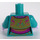 LEGO Turquoise foncé Genie Dancer Minifig Torse (973 / 76382)
