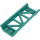 LEGO Turquoise foncé Poutre 2 x 8 avec Edges (26022)
