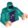 LEGO Dunkles Türkis Gwen Stacy Minifig Torso (973 / 76382)