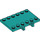 LEGO Dark Turquoise Hinge Plate 4 x 6 (65133)