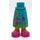 LEGO Dark Turquoise Hip with Medium Skirt with Magenta and Yellow Animals and &#039;MadRigal&#039; (59794)