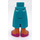 LEGO Dunkles Türkis Hüfte mit Medium Skirt mit Magenta und Gelb Animals und &#039;MadRigal&#039; (59794)
