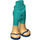 LEGO Dark Turquoise Hip with Pants with Dark Blue sandals (2277)