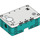 LEGO Turquoise Foncé Moyeu (67718 / 100904)