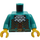 LEGO Donker turquoise Jacob Torso met Jasje (973)