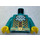LEGO Dark Turquoise Jacob Torso with Jacket (973)